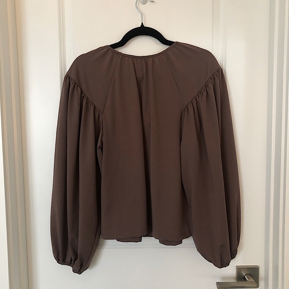 NWT a new day Balloon Sleeve Blouse - Picture 3 of 5